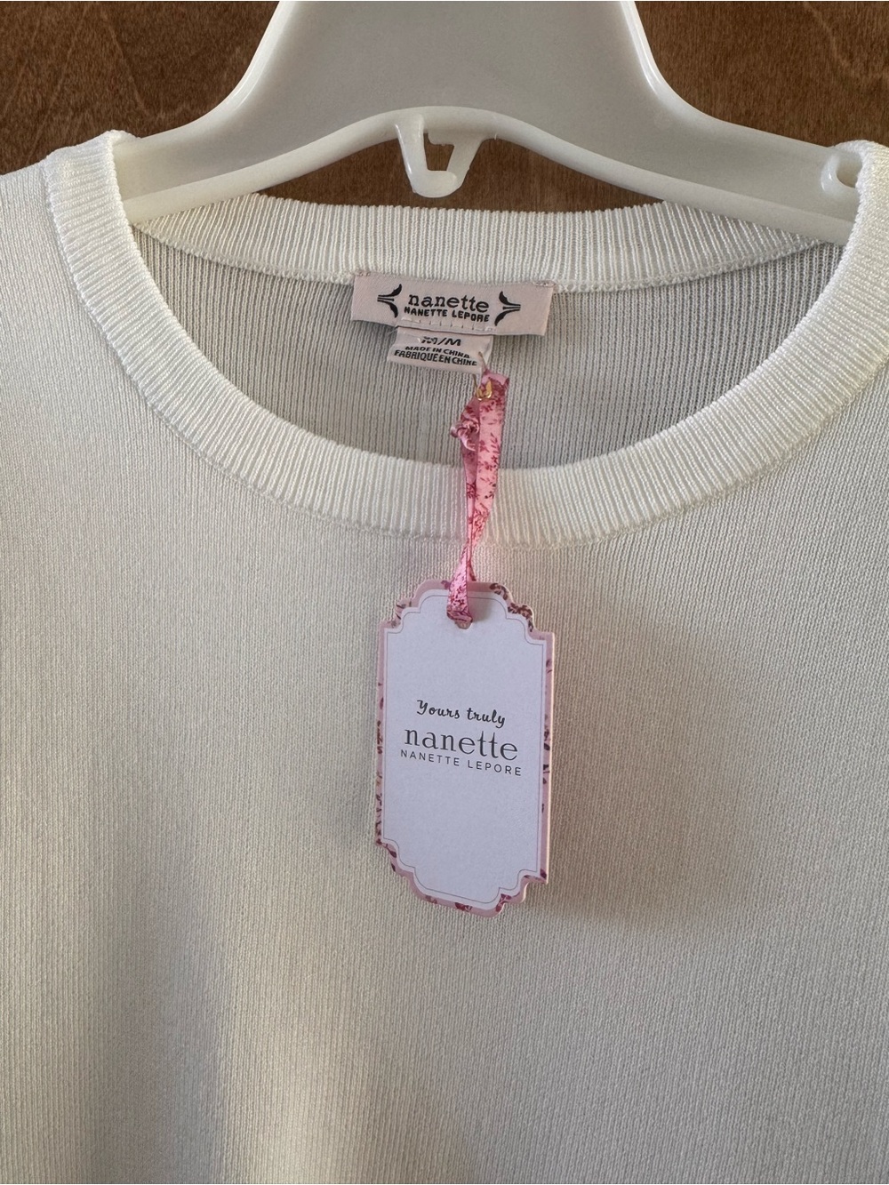 White Layered Eyelet Puff Sleeve Top - Picture 6 of 14